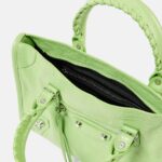 Le City Small Leather Tote Bag Lime Green – Balenciaga