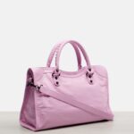 Pink Le City Medium Leather Tote Bag – Balenciaga