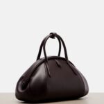 Purse Small leather top-handle bag