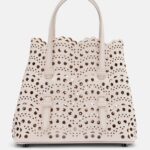 Mina 20 Vienne leather tote bag - Alaïa