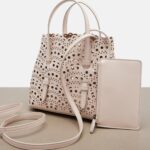 Mina 20 Vienne leather tote bag – Alaïa