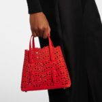Red Mina 20 Vienne leather Tote Bag
