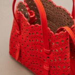 Red Mina 20 Vienne leather Tote Bag