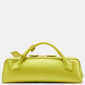 Designer Green Satin Clutch – Luxury Evening Bag for Women