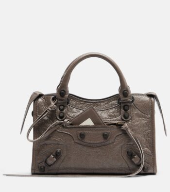Le City Mini Leather Top-Handle Bag - Balenciaga