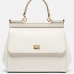 Dolce & Gabbana Sicily Small Leather Shoulder Bag – Bianco White