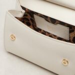 Dolce & Gabbana Sicily Small Leather Shoulder Bag – Bianco White