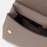 Dolce & Gabbana Sicily Small Luxe Leather Shoulder Bag – Fango Brown