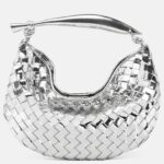 Sardine Intrecciato Mirrored Leather Tote Bag by Bottega Veneta
