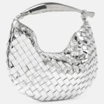 Sardine Intrecciato Mirrored Leather Tote Bag by Bottega Veneta