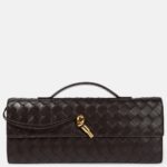 Brown Intrecciato Leather Clutch – Bottega Veneta
