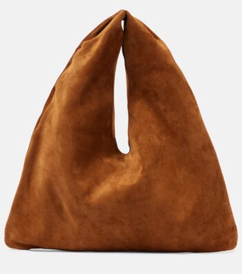 The Row Bindle Small Soft Suede Tote Bag – Caramel Ans
