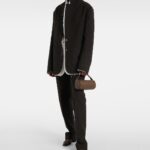 The Row Round ’90s Compact Leather Shoulder Bag – Davys Grey Ans