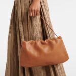 The Row Bourse XL Classic Leather Shoulder Bag – French Beige Ans