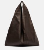 The Row New Bindle Soft Leather Shoulder Bag – Dark Brown Ans