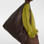 The Row New Bindle Soft Leather Shoulder Bag – Dark Brown Ans