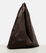 The Row New Bindle Soft Leather Shoulder Bag – Dark Brown Ans