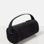 The Row ’90s Premium Leather Shoulder Bag – Black Ans