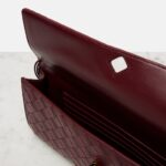 Andiamo Intrecciato Leather Clutch in Burgundy – Bottega Veneta