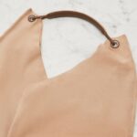 The Row Bindle Three Soft Suede Shoulder Bag – Beige Melange Ans
