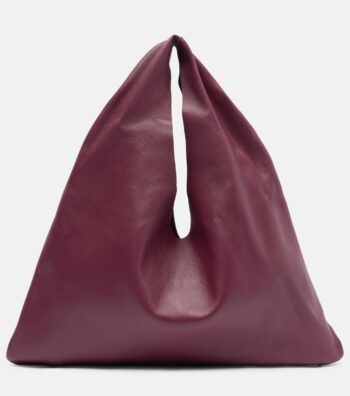The Row Bindle Small Soft Leather Tote Bag – Borgogna