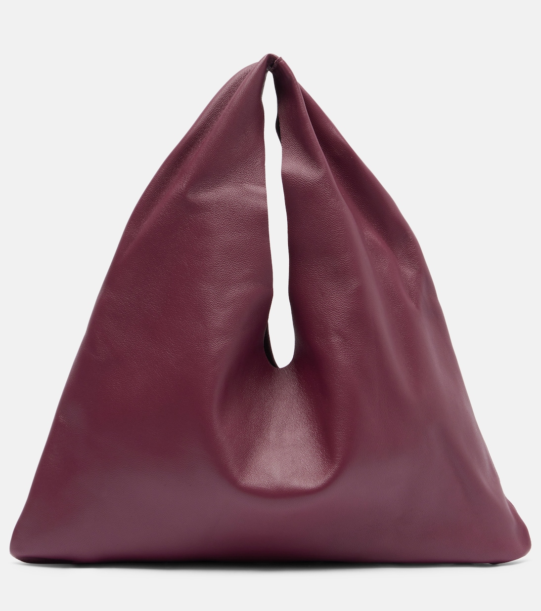 The Row Bindle Small Soft Leather Tote Bag – Borgogna The Row Bindle Small Soft Leather Tote Bag – Borgogna