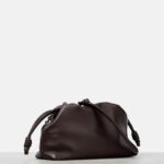 Loewe Flamenco Small Leather Tote – Dark Brown with Gold Hardware