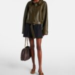 Loewe Flamenco Large Dark Brownie Leather Shoulder Bag with Gold HardwareLoewe Flamenco Large Dark Brownie Leather Shoulder Bag with Gold Hardware