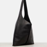 The Row Bindle Small Everyday Leather Shoulder Bag – Black Ans