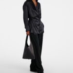 The Row Bindle Small Everyday Leather Shoulder Bag – Black Ans
