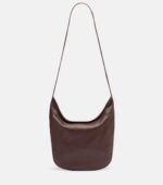 The Row N/S Izzy Classic Leather Shoulder Bag – Dark Brown Ans