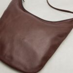 The Row N/S Izzy Classic Leather Shoulder Bag – Dark Brown Ans