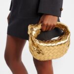 Jodie Intrecciato Metallic Leather Tote Bag in Gold – Bottega Veneta