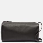 The Row ’90s Premium Leather Shoulder Bag – Ebony Brown Ans