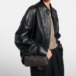 The Row ’90s Premium Leather Shoulder Bag – Ebony Brown Ans