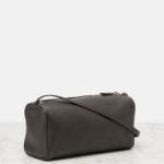 The Row ’90s Premium Leather Shoulder Bag – Ebony Brown Ans