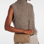 The Row ’90s Classic Leather Shoulder Bag – Stone Ans