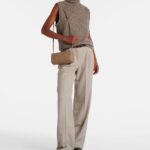 The Row ’90s Classic Leather Shoulder Bag – Stone Ans