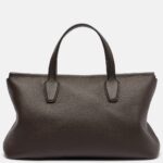 The Row Marcel Premium Leather Tote Bag – Deep Brown Ans
