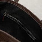 The Row Marcel Premium Leather Tote Bag – Deep Brown Ans