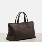 The Row Marcel Premium Leather Tote Bag – Deep Brown Ans