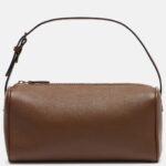 The Row ’90s Elegant Leather Top-Handle Bag – Muschio Ans