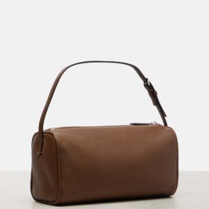 The Row ’90s Elegant Leather Top-Handle Bag – Muschio Ans