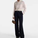The Row ’90s Elegant Leather Top-Handle Bag – Muschio Ans