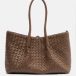 Pinacoteca Intrecciato Leather Tote Bag in Brown - Bottega Veneta