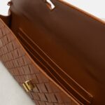 Intrecciato Leather Clutch Brown – Bottega Veneta