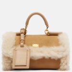 Dolce & Gabbana My Sicily Small Suede Bag – Cammello Nudo Beige