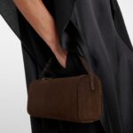 The Row ’90s Premium Leather Top-Handle Bag – Mocha Ans