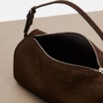 The Row ’90s Premium Leather Top-Handle Bag – Mocha Ans