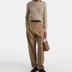 The Row Park Small Classic Leather Tote – Smoked Taupe Ans